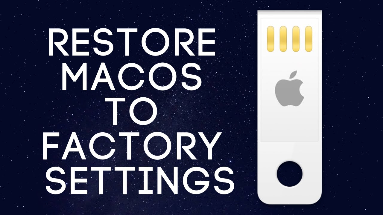 How To Restore Mac To Factory Settings & Backup/Restore Data